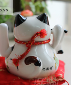 Mèo Tài Lộc Màu Trắng - Kim Vận Chiêu Tài