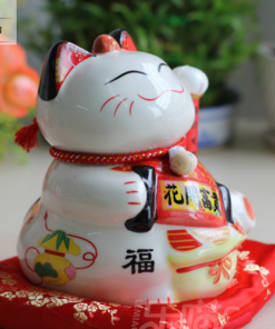 Mèo Vẫy Tay Nhật Bản - Hoa Khai Phú Quý
