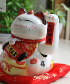 Mèo Vẫy Tay Nhật Bản - Hoa Khai Phú Quý