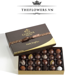 Socola Godiva Dark Chocolate Truffles hộp 24 viên