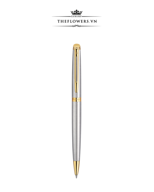 Bút Bi Waterman Hemisphere 10 Vỏ Thép Cài Vàng