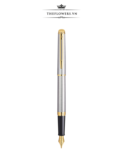 Bút Ký Waterman Hemisphere 10 Vỏ Thép Cài Vàng