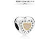Pandora Logo Heart Silver