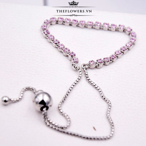 vong-tay-bac-pandora-pink-sparkling-strand-bracelet