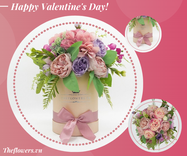qua-tang-ban-gai-valentine-hoa-lua-phoi-mau-hong-tim-nhat